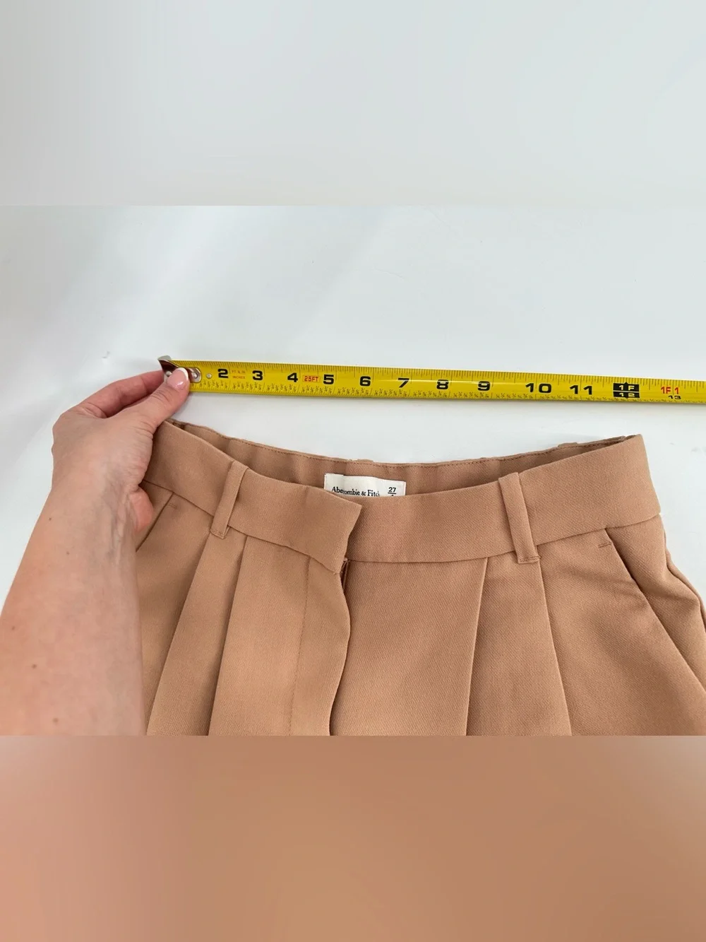 Abercrombie and Fitch Sloane High Rise Tailored Wide Leg Pants Size 27/4